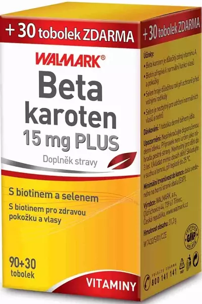 Beta karoten 15 mg Plus photo