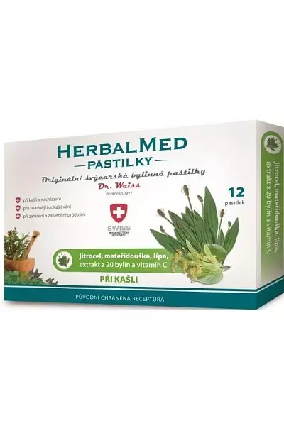 HerbalMed jitrocel – mateřidouška – lípa – vitamín C photo