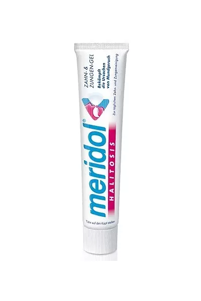 Meridol Halitosis gel na zuby a jazyk photo