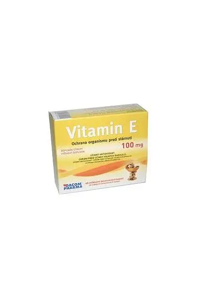 Vitamín E 100 mg Dacom Pharma photo