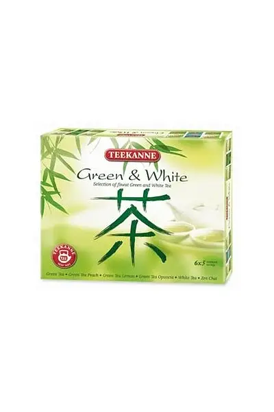 Green a White Teekanne photo