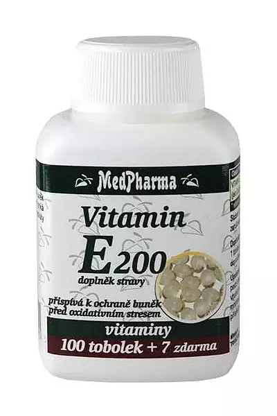 Vitamín E 200 Medpharma photo