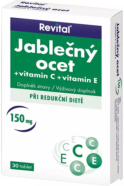 Jablečný ocet + vitamín C + vitamín E photo