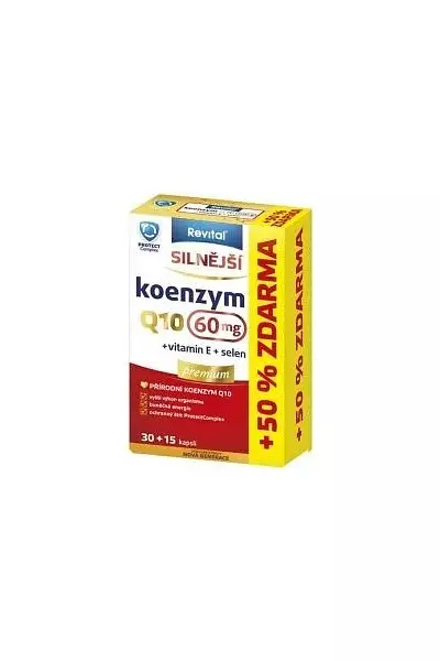 Koenzym Q10 60 mg + vitamín E + selen photo