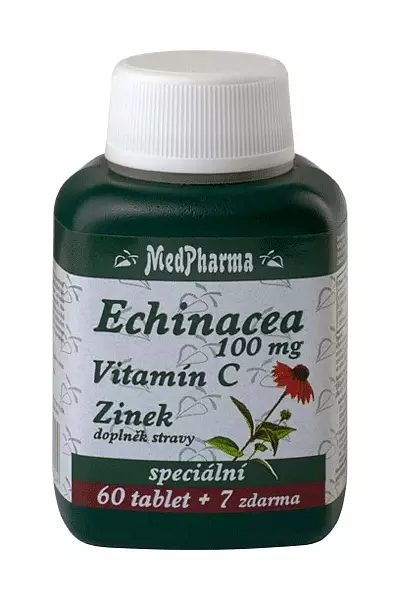 Echinacea, vitamín C, zinek photo
