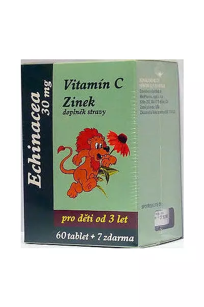 Echinacea, vitamín C, zinek pro děti photo