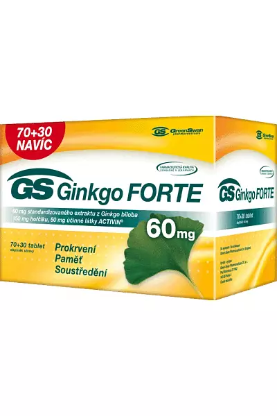 GS Ginkgo forte 60 mg photo