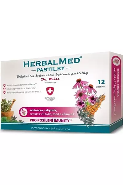 HerbalMed Echinacea – rakytník – vitamín C photo