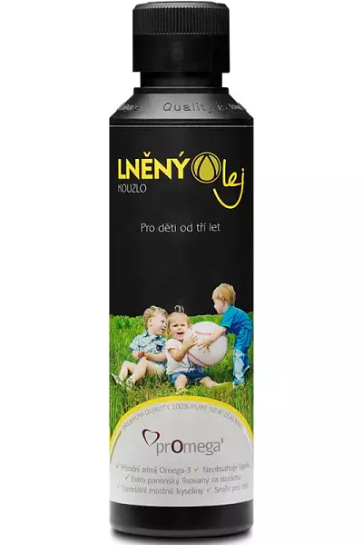 Lněný olej – kouzlo pro děti Bio photo