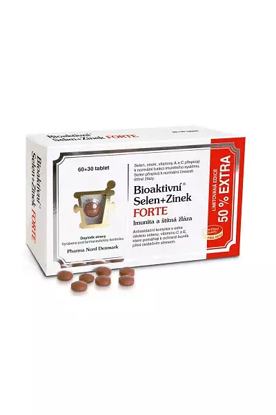 Bioaktivní selen + zinek forte photo
