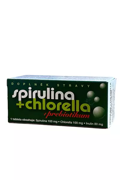 Spirulina + chlorella + prebiotikum photo