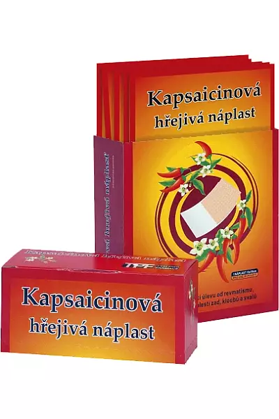 Kapsaicinová hřejivá náplast photo