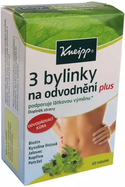 3 bylinky na odvodnění photo