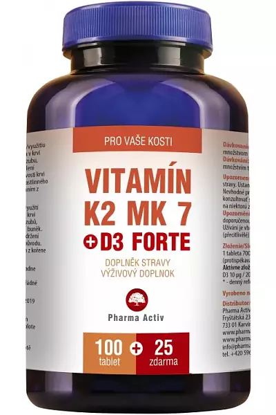Vitamín K2 MK 7 + D3 forte photo