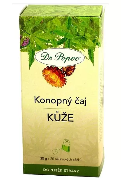 Konopný čaj – kůže photo