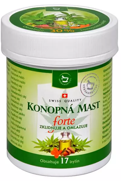 Konopná mast forte photo