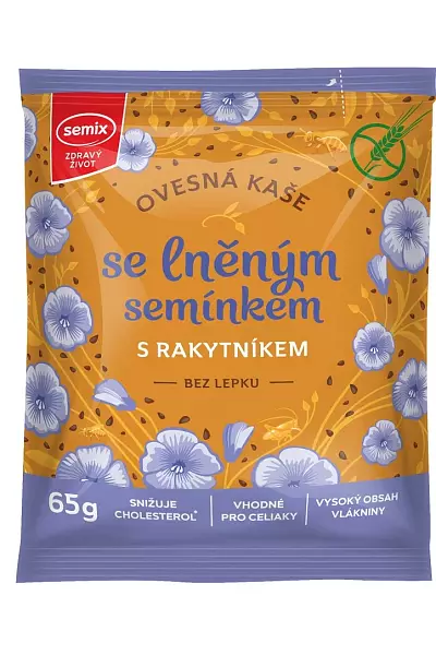 Ovesná kaše se lněným semínkem photo