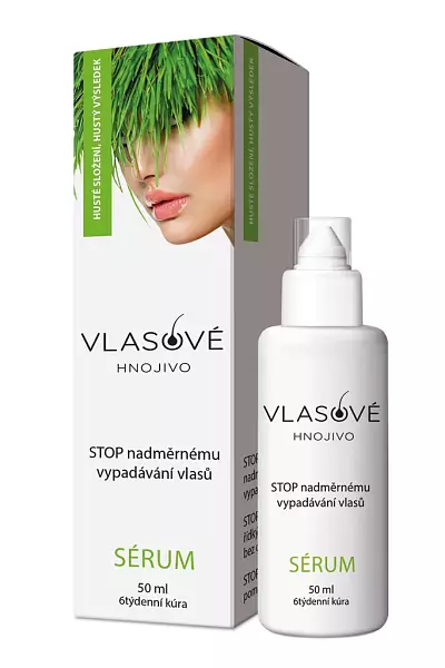 Vlasové hnojivo sérum photo