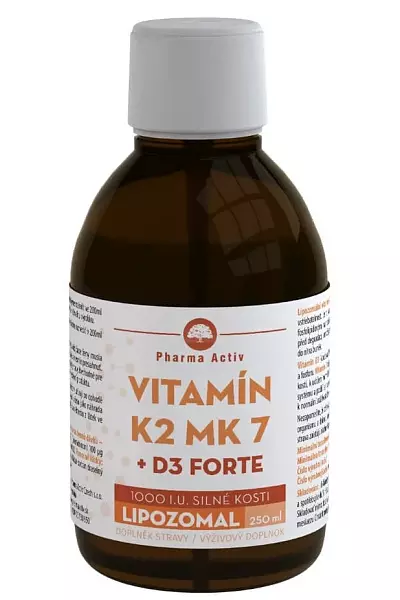 Lipozomal Vitamín K2 MK7 + D3 Forte photo