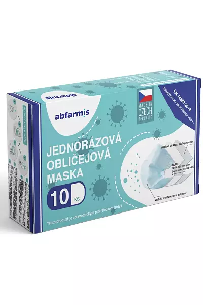 Jednorázová rouška 3 vrstvá photo