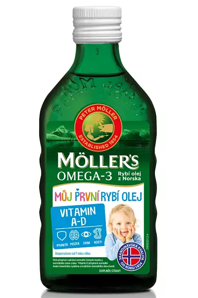 Mollers Omega 3 Můj první rybí olej photo