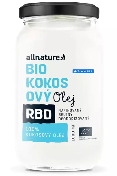 Kokosový olej Bio bez vůně photo