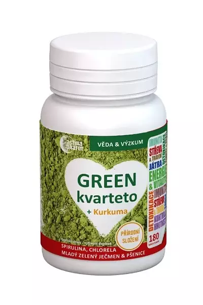 Green kvarteto s kurkumou photo
