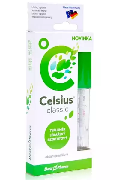 Teploměr lékařský bezrtuťový CELSIUS Classic NEW photo
