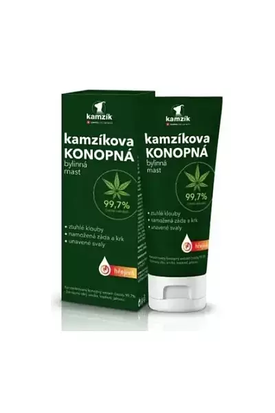 Kamzíková konopná mast hřejivá photo