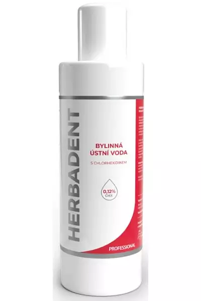 HERBADENT PROFESSIONAL bylinná ústní voda s CHX photo