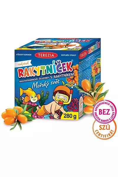 Rakytníček multiVitamínové želatinky s rakytníkem MOŘSKÝ SVĚT photo