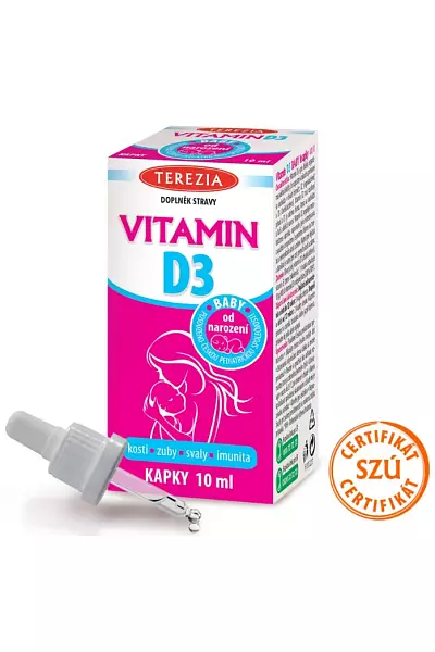 Vitamin D3 baby od narození 400 IU photo