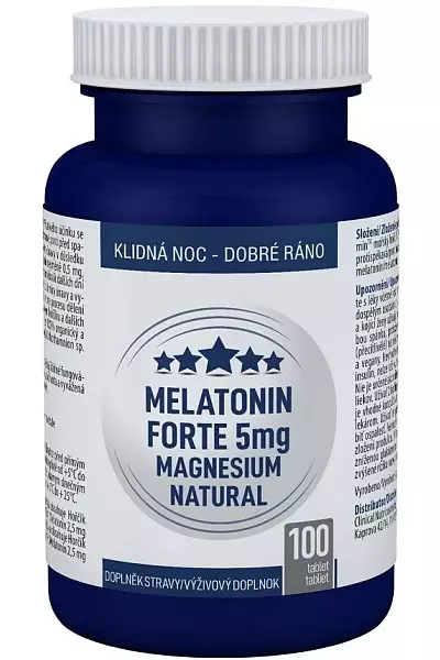 Melatonin Forte 5 mg Magnesium Natural photo