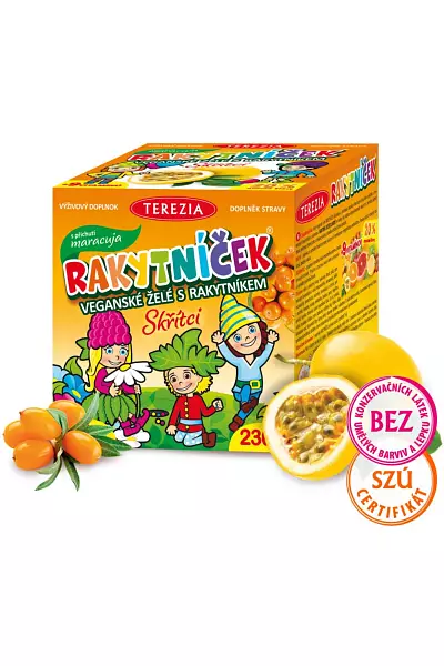 Rakytníček veganské želé s rakytníkem - skřítci photo