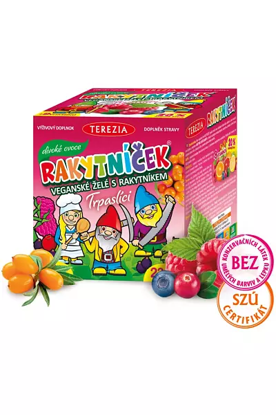 Rakytníček veganské želé s rakytníkem - trpaslíci photo