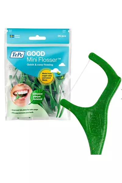 TePe Good Mini Flosser zubní nit v mečíku photo