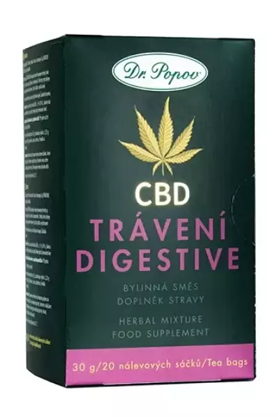 Konopný čaj s CBD Trávení photo