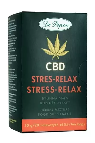 Konopný čaj s CBD Stres-Relax photo