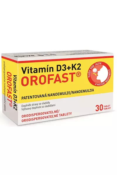 Vitamín D3+K2 OROFAST photo
