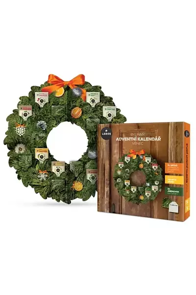 Leros Bylinný adventní kalendář věnec photo