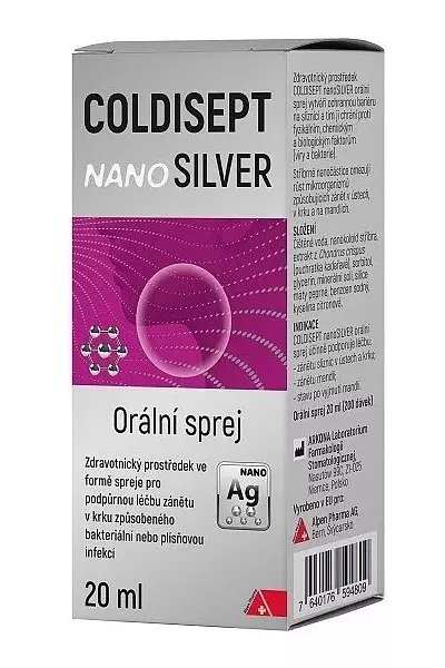 Coldisept nanoSilver orální sprej photo