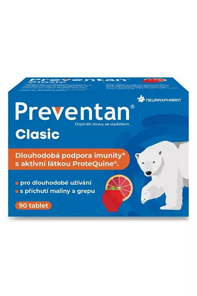 Preventan Clasic s příchutí maliny a grepu photo