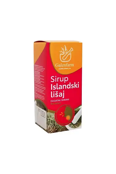 Sirup s islandským lišejníkem photo