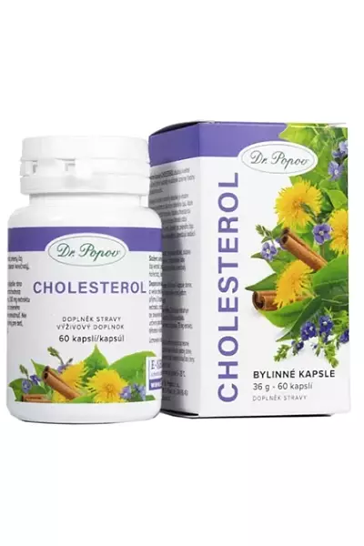 Cholesterol bylinné kapsle photo