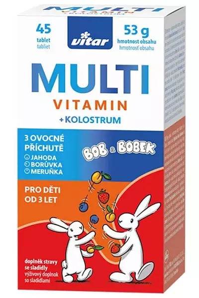 Vitar Kids Multivitamin + kolostrum photo
