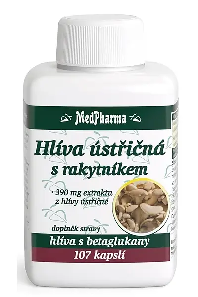 Hlíva ústřičná s rakytníkem photo