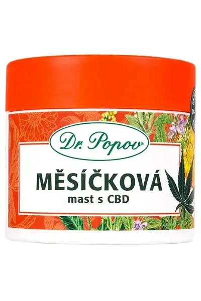 Měsíčková mast s CBD photo