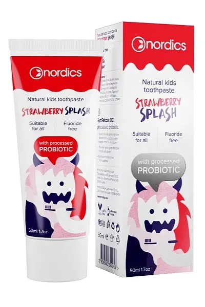 Kids Strawberry Splash Probiotic dětská zubní pasta photo