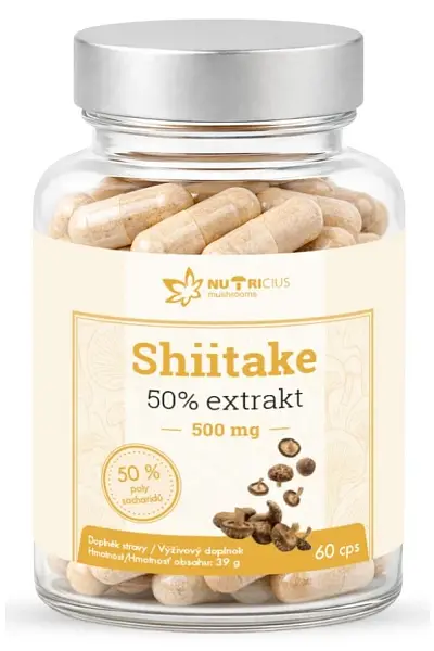 Shiitake 50% extrakt 500mg photo