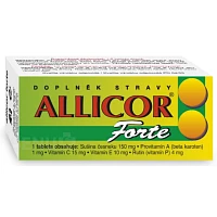 Allicor česnek forte foto